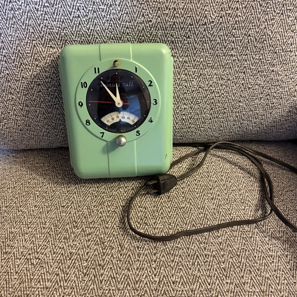 American Timer Corporation Timer Clock read Description Antique Vintage